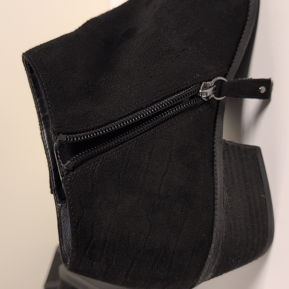 Dr. Scholl's Brendel Ankle Bootie Memory Foam Side Zip Boots Black 9M - Picture 9 of 13